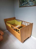 Vintage retro ledikant - hout - demontabel - zgan!, Ophalen, Zo goed als nieuw, Ledikant