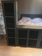 Industriële Kledingkast 4 delen  Set, Huis en Inrichting, Kasten | Kledingkasten, Ophalen, 200 cm of meer, Zo goed als nieuw, Metaal