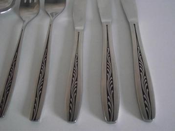 8 Gero zilmeta 521 takje bestek + broodmes 1970-1990 p stuk beschikbaar voor biedingen