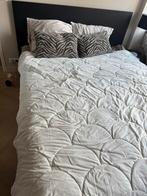 Malm IKEA Bed 160x200 - Donkerbruin/Zwart - ZGAN, Huis en Inrichting, Slaapkamer | Bedden, Zwart, Tweepersoons, Ophalen of Verzenden