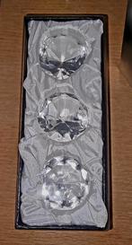 Drie kristallen diamanten, Ophalen of Verzenden, Nieuw, Glas, Overige stijlen