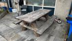 Picknick tafel kastanjehout, Ophalen, Rechthoekig, Hout