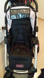 complete kinderwagen Mutsy 4rider single spoke zwart, Ophalen, Gebruikt, Verstelbare duwstang, Combiwagen