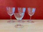 Vintage borrel/wijnglazen, Antiek en Kunst, Antiek | Glas en Kristal, Ophalen of Verzenden