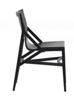 Cassina design stoelen model pilotta 4 stuks, Huis en Inrichting, Stoelen, Ophalen, Zwart, Hout, Zo goed als nieuw