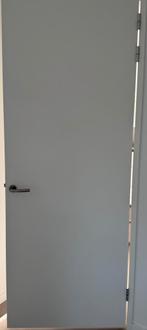 Binnendeur wit met driepunts schanieren en beslag, Doe-het-zelf en Verbouw, Ophalen, 80 tot 100 cm, 215 cm of meer, Binnendeur