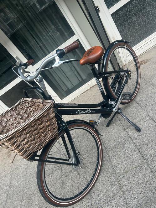Gazelle Damesfiets met Mand, Fietsen en Brommers, Fietsen | Dames | Damesfietsen, Gebruikt, Gazelle, Versnellingen, 53 tot 56 cm