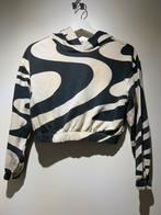 146 trui zwart wit h&m cappucion, Ophalen of Verzenden, Zo goed als nieuw, Meisje, Trui of Vest