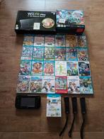 Nintendo Wii U compleet, controllers, 25 spellen + extra's, Ophalen, Zo goed als nieuw, Met 3 controllers of meer, Met games