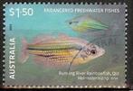 276 Australië 2025 Endangered Fresh Waterfish 18t, Verzenden, Gestempeld
