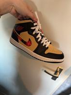 Jordan 1 mid, Zwart, Ophalen of Verzenden, Nike Air Jordan, Sneakers of Gympen