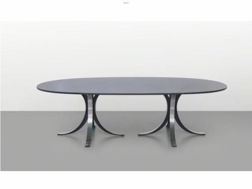 Tecno T69 T102B Gerli Borsani ovale low lounge tafel bureau, Huis en Inrichting, Bureaus, Gebruikt, Ophalen