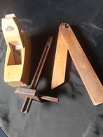 Nooitgedagt  blokschaaf  + kruishout  + zwaaihaak, Antiek en Kunst, Antiek | Gereedschap en Instrumenten, Ophalen of Verzenden