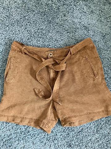 Geisha, mooie linnen korte broek met zakken XL/42 beschikbaar voor biedingen