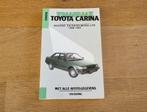 Toyota Carina Werkplaatshandboek 1988-1992, Auto diversen, Handleidingen en Instructieboekjes, Ophalen of Verzenden