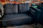 Klein bankje tiener slaapkamer - zwart chaise longues, Ophalen, Minder dan 75 cm, Tweepersoons, Zo goed als nieuw