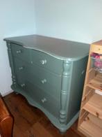 Vintage Commode met 4 Laden, Gebruikt, 100 tot 150 cm, Grenenhout, Ophalen of Verzenden