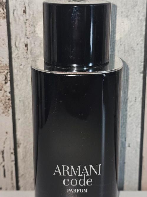 ARMANI CODE PARFUM 70/75 ML, Sieraden, Tassen en Uiterlijk, Uiterlijk | Parfum, Zo goed als nieuw, Ophalen of Verzenden