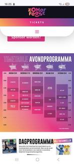 Ticket zomerfeest Gorinchem vandaag dinsdag, Tickets en Kaartjes, Twee personen