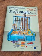 Blokfluit Koffer Deel 2 met CD's -netjes, Klassiek, Les of Cursus, Ophalen of Verzenden, Zo goed als nieuw