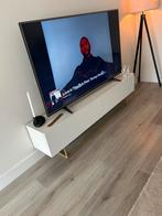 Tv meubel, goud/wit NADUVI, Ophalen, Zo goed als nieuw, 25 tot 50 cm, Minder dan 100 cm