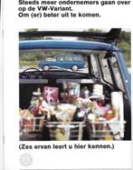 VW Variant Volkswagen 1600 1969 brochure (VW01), Ophalen of Verzenden, Zo goed als nieuw, Volkswagen