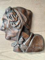 Kniertje reliëf plaquette beeld, Antiek en Kunst, Antiek | Koper en Brons, Ophalen of Verzenden, Brons