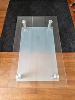 Te koop: glazen salontafel (102,5x62,5x42cm), Huis en Inrichting, Ophalen, Gebruikt, 100 tot 150 cm, 50 tot 100 cm