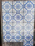 36 antieke wandtegels met motief in blauw/wit, Antiek en Kunst, Antiek | Wandborden en Tegels, Ophalen