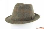 Vintage Trilby hoed Adriatico beige grijs scheerwol 55,5 -56, Hoed, Ophalen of Verzenden, Adriatico, 57 cm (M, 7⅛ inch) of minder