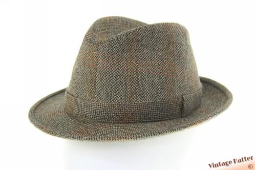 Vintage Trilby hoed Adriatico beige grijs scheerwol 55,5 -56, Kleding | Heren, Hoeden en Petten, Zo goed als nieuw, Hoed, 57 cm (M, 7⅛ inch) of minder