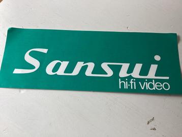 Sticker Sansui hi-fi video beschikbaar voor biedingen