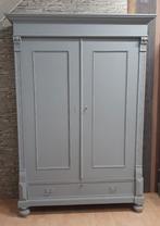 Grote brocante meidenkast kledingkast linnenkast demontabel, Ophalen