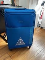 Checkin tas  koffer met wielen - Checkin bag suitcase with w, 35 tot 45 cm, Zacht kunststof, Slot, Zo goed als nieuw