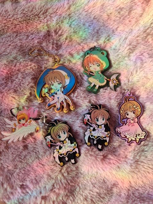 Cardcaptor Sakura Kinomoto sleutelhanger set, Verzamelen, Sleutelhangers, Zo goed als nieuw, Verzenden
