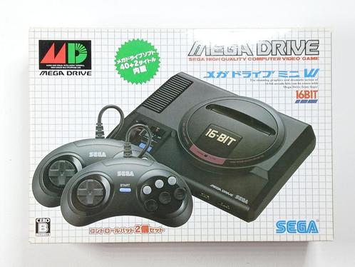 SEGA Classic Mini Mega Drive - Japanse Versie - Compleet, Spelcomputers en Games, Spelcomputers | Sega, Gebruikt, Mega Drive, Met 2 controllers