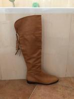 Laarzen over de knie., Kleding | Dames, Schoenen, Hoge laarzen, Bruin, Ophalen of Verzenden, Zo goed als nieuw