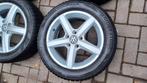 Winterbanden vw cadfy golf touran 205 55 16 alu velgen 5x112, Auto-onderdelen, Banden en Velgen, Ophalen, Gebruikt, 16 inch, Banden en Velgen