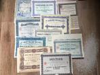147. 10 x Frankrijk, Postzegels en Munten, Aandelen en Waardepapieren, Ophalen of Verzenden, Voor 1920