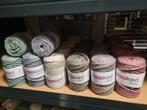 30 Rollen Hoooked Jute Macrame Touw - Pastel Tinten - DIY, Ophalen of Verzenden, Nieuw, Haken, Wol of Garen
