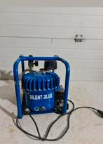 Silent Blue oliegesmeerde stille compressor 3.5 liter, Doe-het-zelf en Verbouw, Compressors, Ophalen of Verzenden, N.v.t, N.v.t