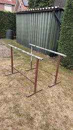 2 stalen schragen, Doe-het-zelf en Verbouw, Steigers, Ophalen, Gebruikt, Overige typen, Minder dan 2 meter