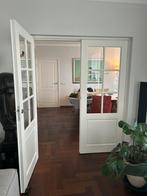 Dubbele Stompe Binnendeur met Glas, Ophalen, Gebruikt, Minder dan 80 cm, Binnendeur
