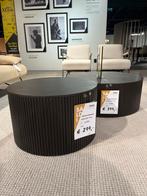 Enzo Luca Salontafel Mahonie Donkerbruin met Opbergruimte, Ophalen, Gebruikt, Rond, 50 tot 100 cm