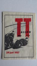 TT Assen 1957 motorwegrace suikerzakje, Verzenden, Zo goed als nieuw, Verpakking