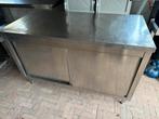 Rvs werktafel/kast, Huis en Inrichting, Keuken | Keukenelementen, Ophalen of Verzenden, 50 tot 75 cm, 50 tot 100 cm, Minder dan 100 cm