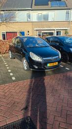 Opel Corsa 1.2 16V 3D WR 2007 Zwart, Auto's, Voorwielaandrijving, 450 kg, 40 €/maand, Zwart