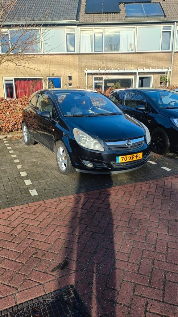 Opel Corsa 1.2 16V 3D WR 2007 Zwart, Auto's, Opel, Particulier, Corsa, Airbags, Airconditioning, Boordcomputer, Cruise Control