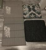 Stoelkussens - 6 stuks - Gratis ophalen, Ophalen, Gebruikt, Grijs, Vierkant