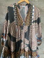 FUNKY PRINTED DAMES VISCOSE JURK, MAAT; L/XL, Kleding | Dames, Jurken, Overige kleuren, Maat 42/44 (L), Ophalen of Verzenden, Zo goed als nieuw